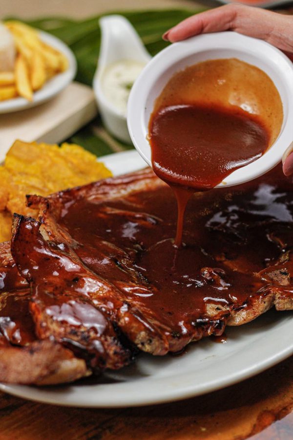 Costilla BBQ de Restaurante La Brasa