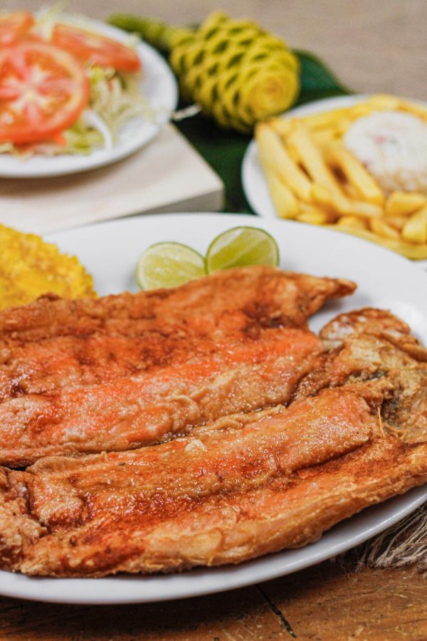 Mojarra frita de Restaurante La Brasa